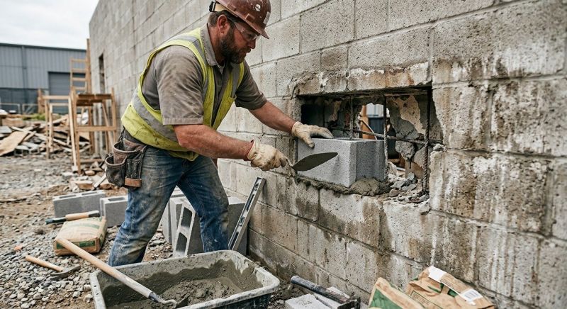 Block Wall Repair in Baldwin County, AL