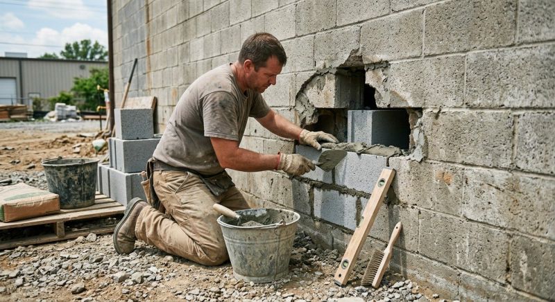 Block Wall Repair in Daphne, AL