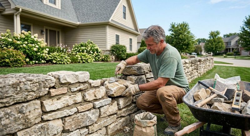 Brick Fence Repair in Mobile, AL