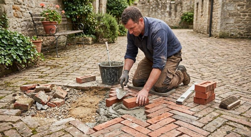 Brick Flatwork Repair in Theodore, AL