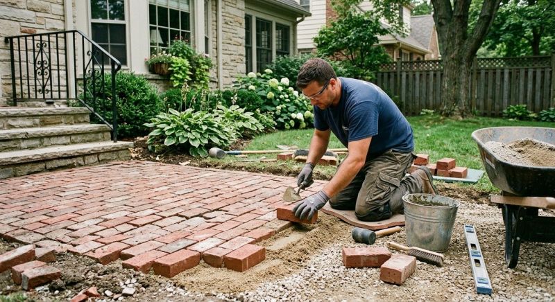Brick Hardscape Repair in Mobile, AL