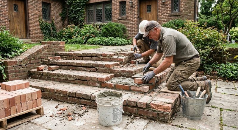 Brick Stairs Repair in Mobile, AL