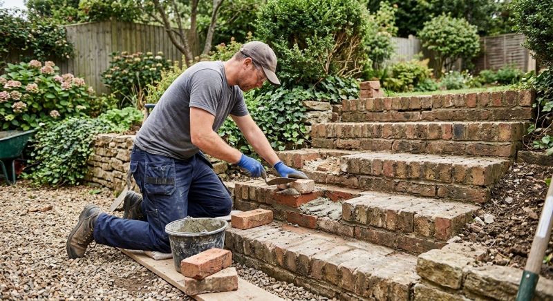 Brick Stairs Repair in Spanish Fort, AL