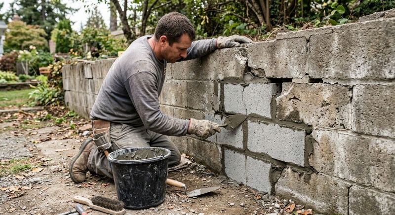 Cement Block Repair in Mobile, AL