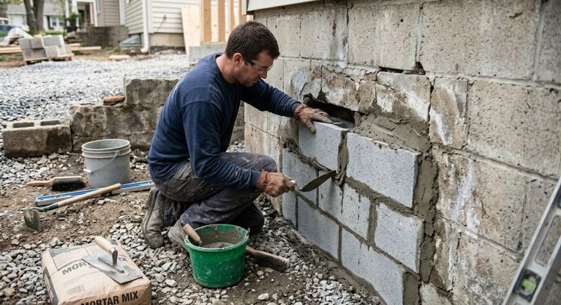 Concrete Block Repair in Daphne, AL