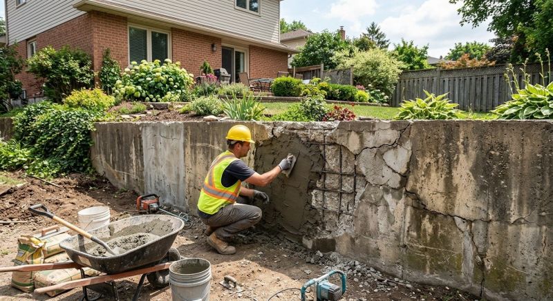 Retaining Wall Repair in Saraland, AL