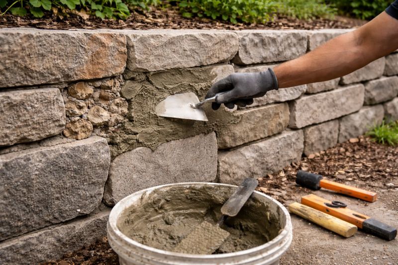 Rock Wall Repair in Mobile, AL