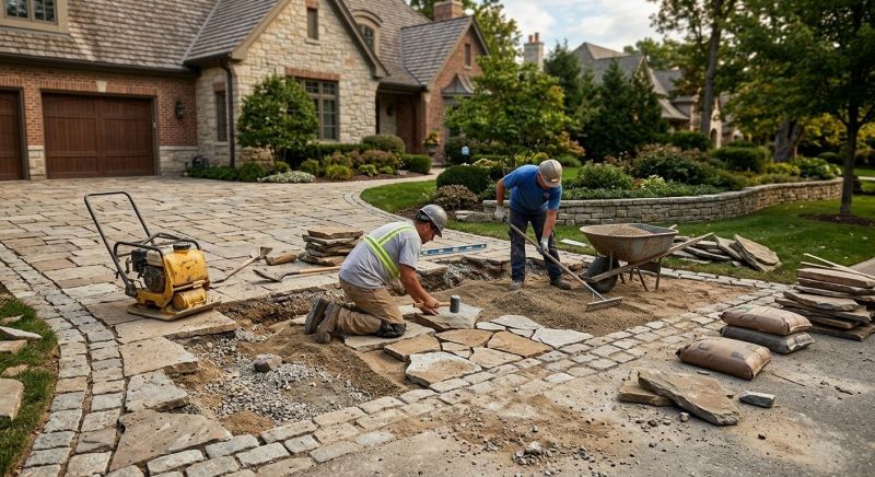 Stone Driveway Repair in Mobile, AL